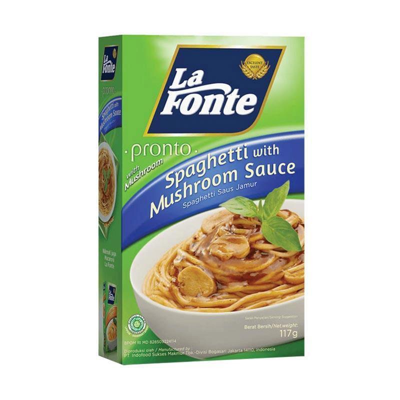 

LA FONTE PRONTO SPAGHETTI WITH MUSHROOM SAUCE 117GR