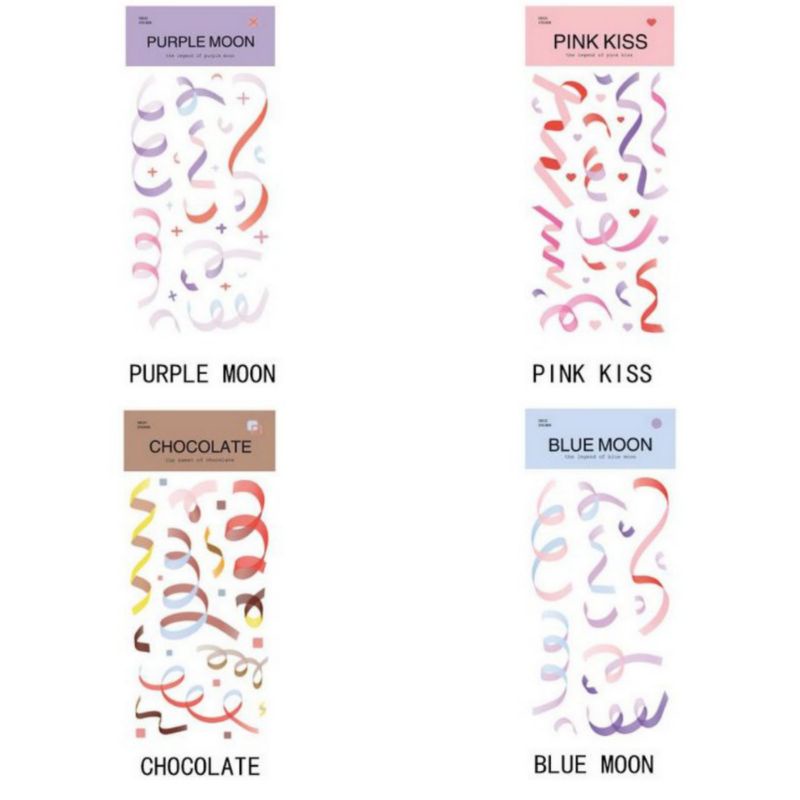 

{jih_stiker} 1Pcs GLITTER PARTY RIBBON