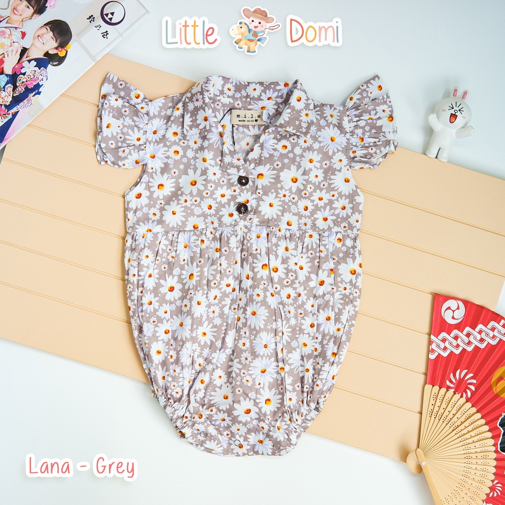 Lana Romper Bayi ( Girl ) - Pakaian Bayi - Jumper Bayi - Little Domi