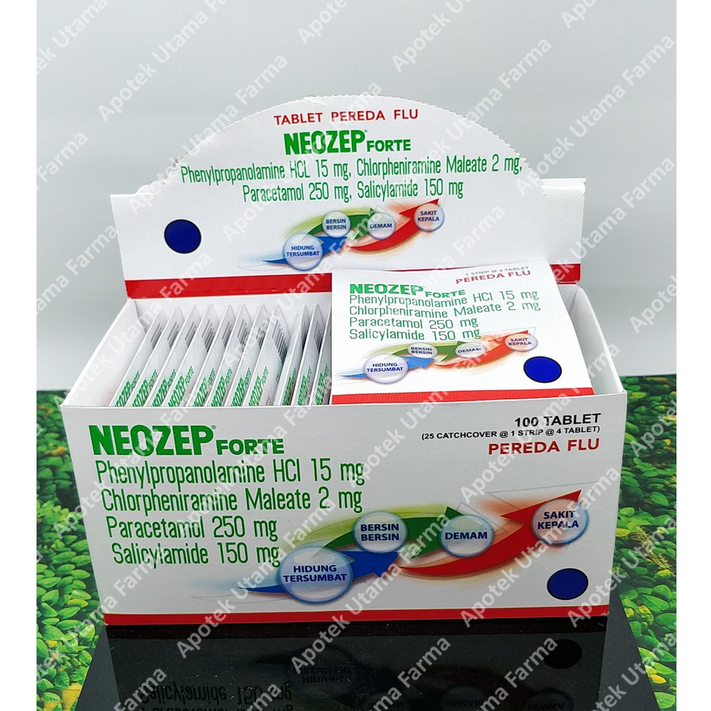  NEOZEP  FORTE OBAT  FLU DAN ALERGI Shopee Indonesia