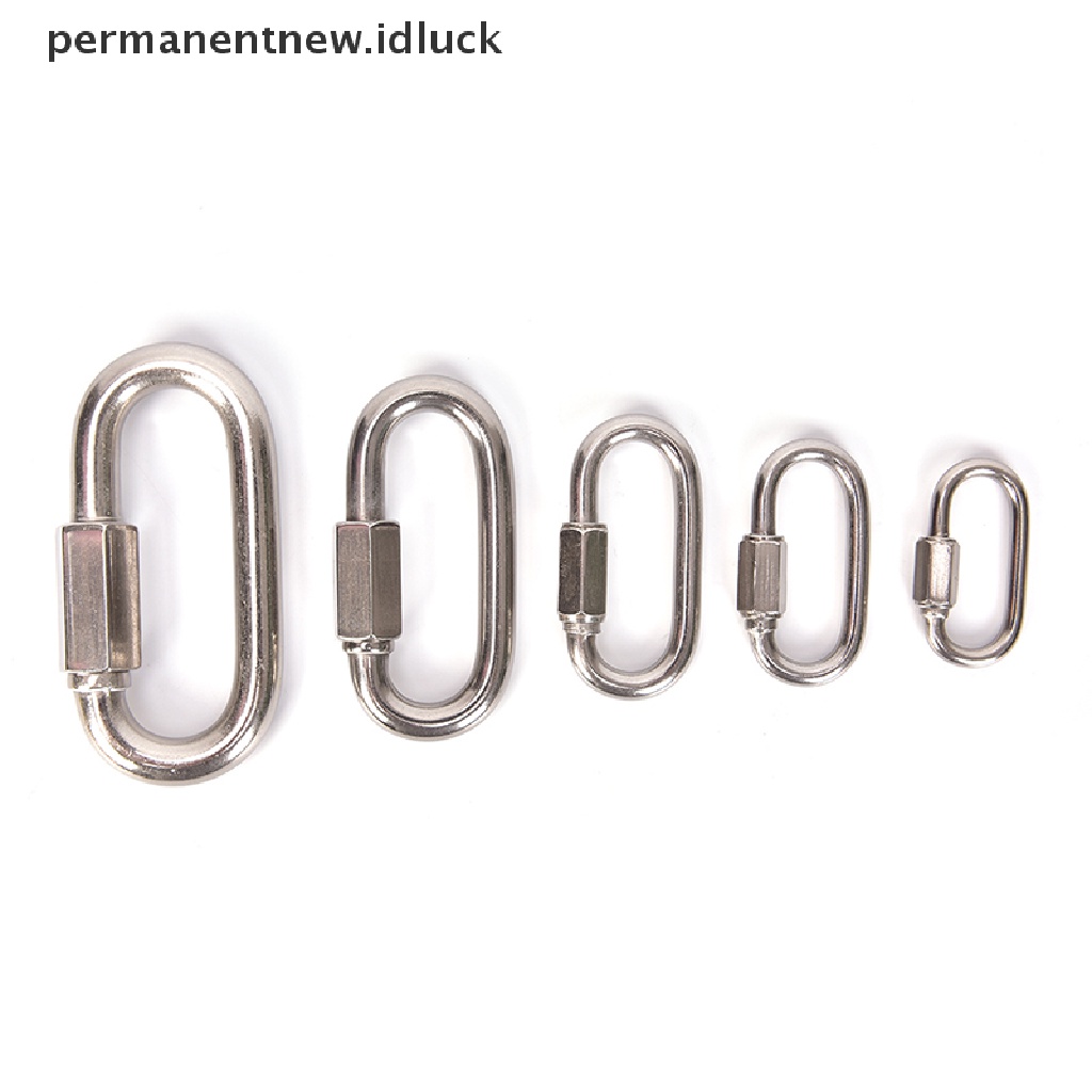 Carabiner Bahan Stainless Steel Untuk Panjat Tebing