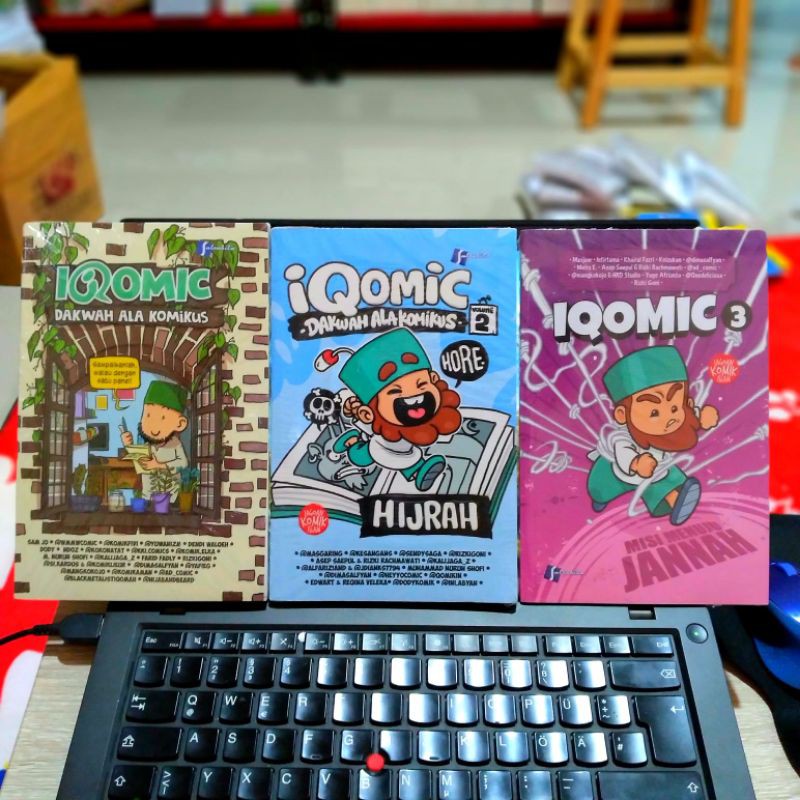 Paket Iqomic (3 buku) set lengkap iqomic komik Islam diskon Original Alkautsar