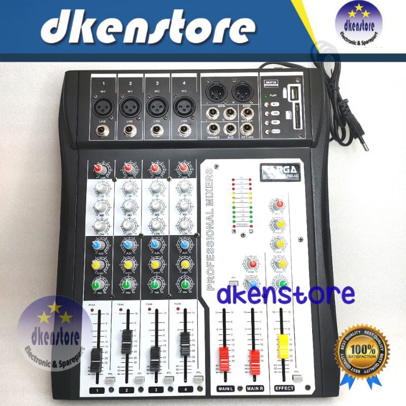 Mixer Targa PMX433 USB Mp3 player