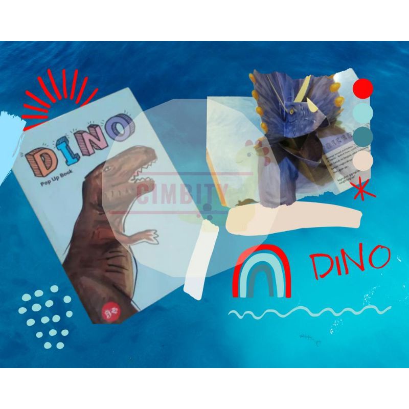 Buku Pop Up Anak | Pop Up Book | Buku Pop Up Anak Bahasa Indonesia | Impian Studio | Dino