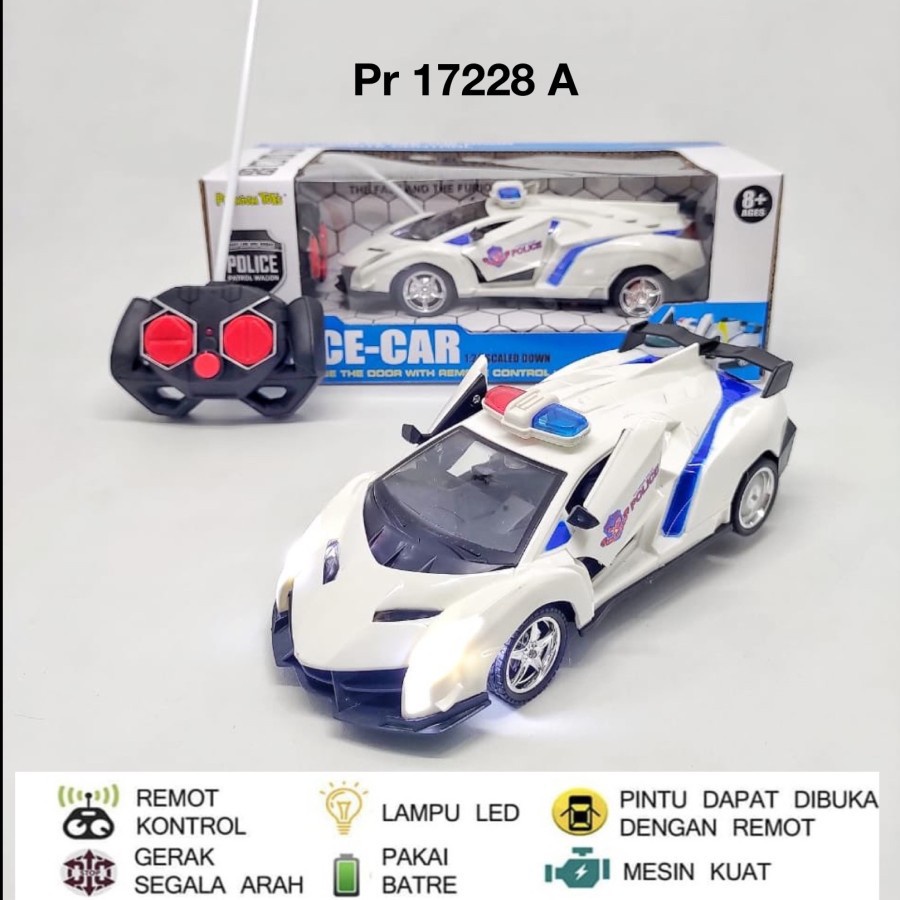 MAINAN MOBIL REMOT KONTROL RC MOBIL POLISI / REMOTE CONTROL POLICE CAR - POLICE CAR