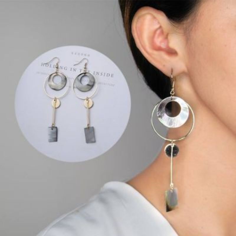 ANTING TUSUK TITANIUM BAHAN TEMBAGA ANTI KARAT EARRINGS KOREANS ANTING JEPIT WANITA KOREA MURAH