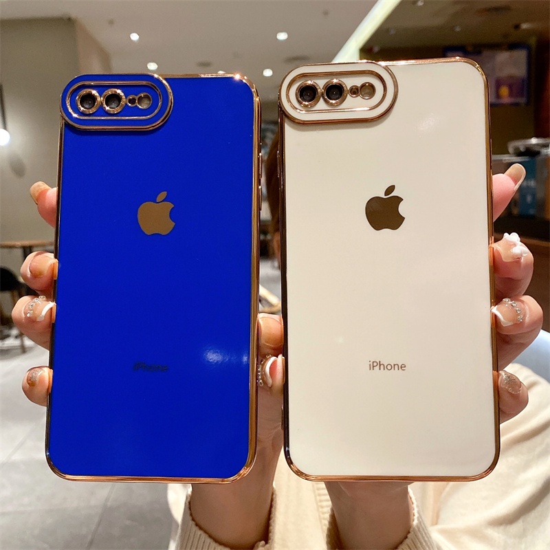 Tas Bahu / Selempang Bahan Kulit Pu Untuk WanitaCase Pelindung Lensa Aneka Warna Untuk Apple iPhone 11 Pro MAX 7 Plus 8 Plus X XS MAX XR