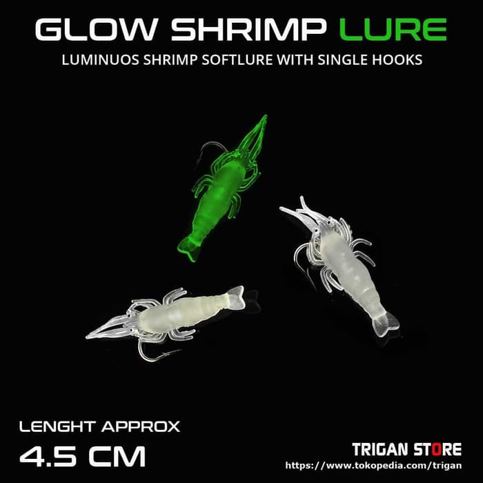 Umpan Soft Lure Udang Umpan Pancing Softlure Untuk Mancing Ikan