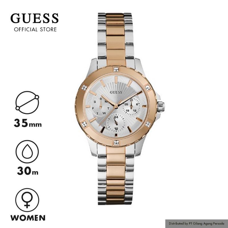 Jam Tangan Wanita Guess Watch Rose Gold  - W0443L4 original garansi resmi