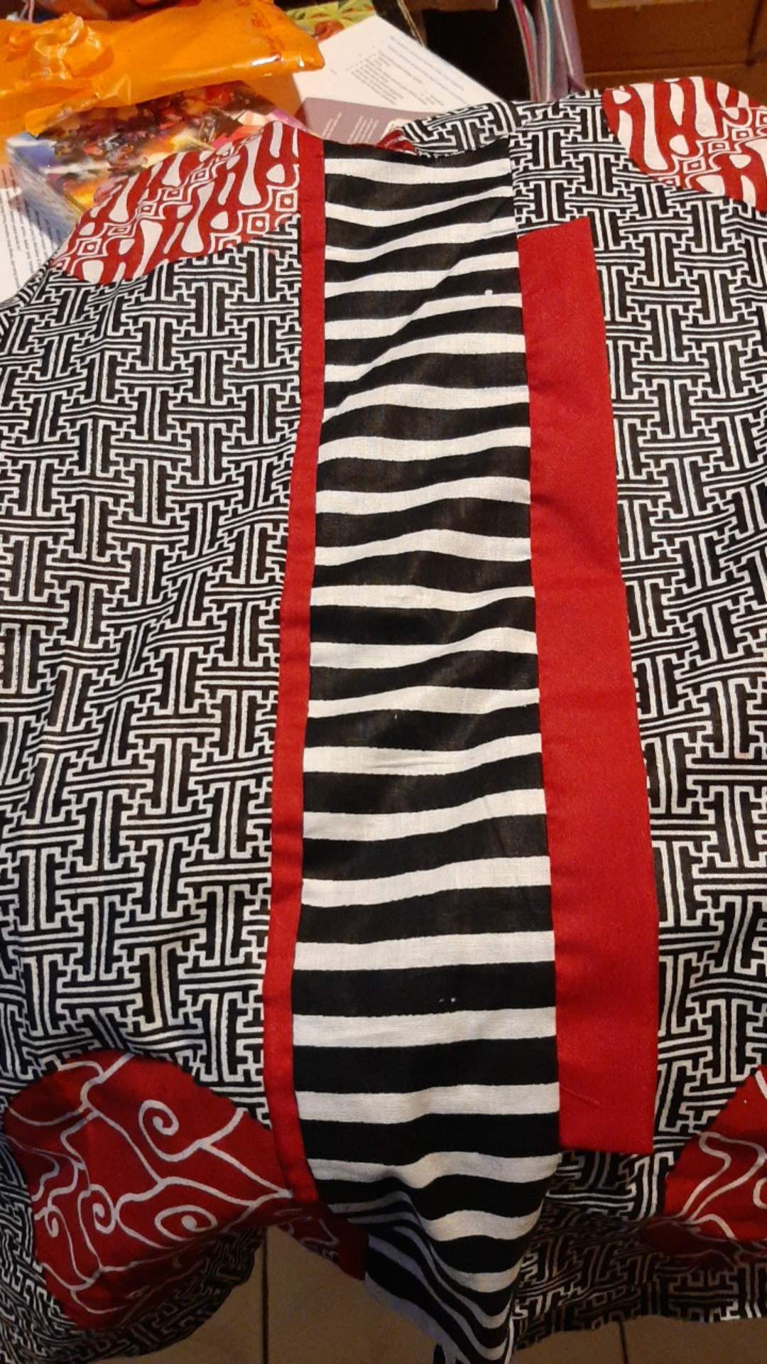 Atasn Blouse Batik Kutubaru Modern - Motif Mega Mendung S-m-l-xl-xxl-3l-4l-5l