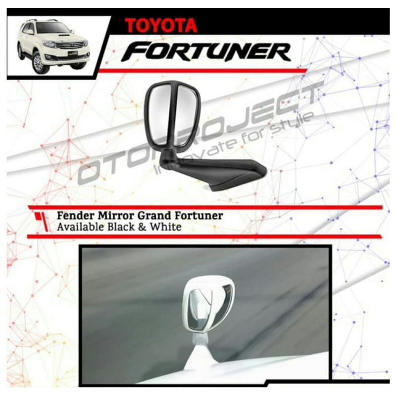 Spion Kap Mesin Fortuner