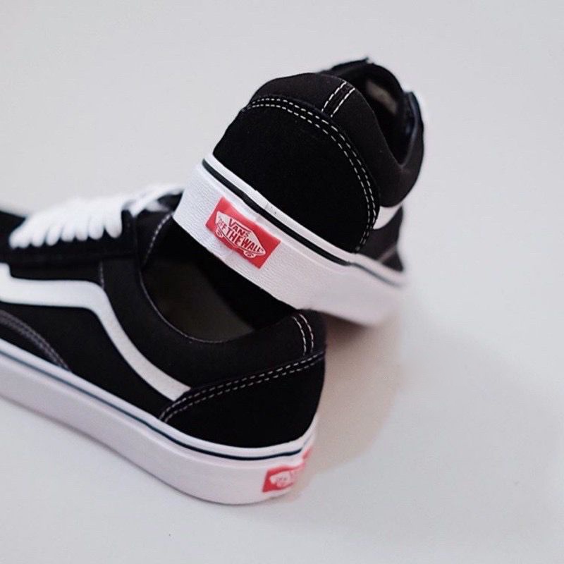 ( READY ) VAN’S OLD SCHOOL HITAM I PUTIUH I WAFFLE DT I SEPATU PRIA DAN WANITA I SEPATU CASUAL