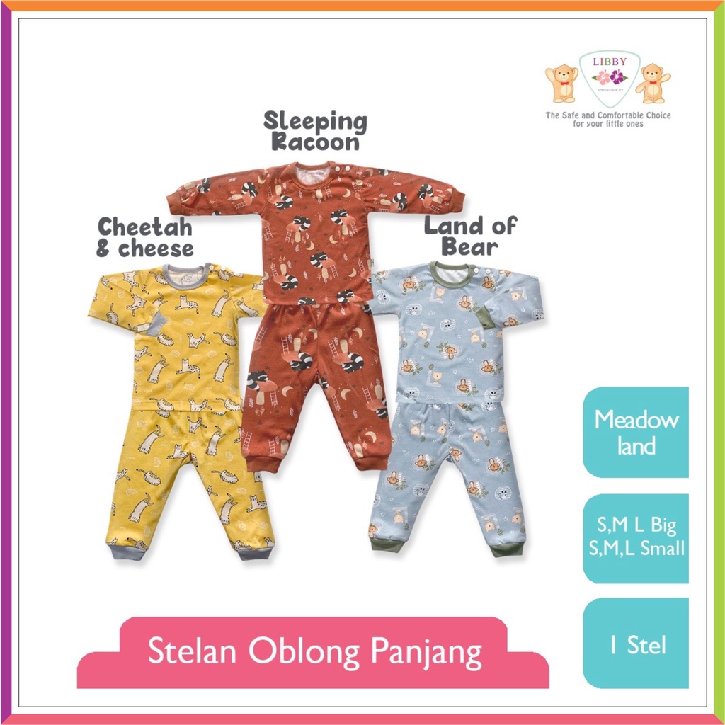 LIBBY PRINT MOTIF SETELAN PANJANG KANCING | MIX BOY GIRL HAPPY FOREST CARNIVAL ISLAND | LIBBY BABY S M L ❤ Fashionbabies ❤