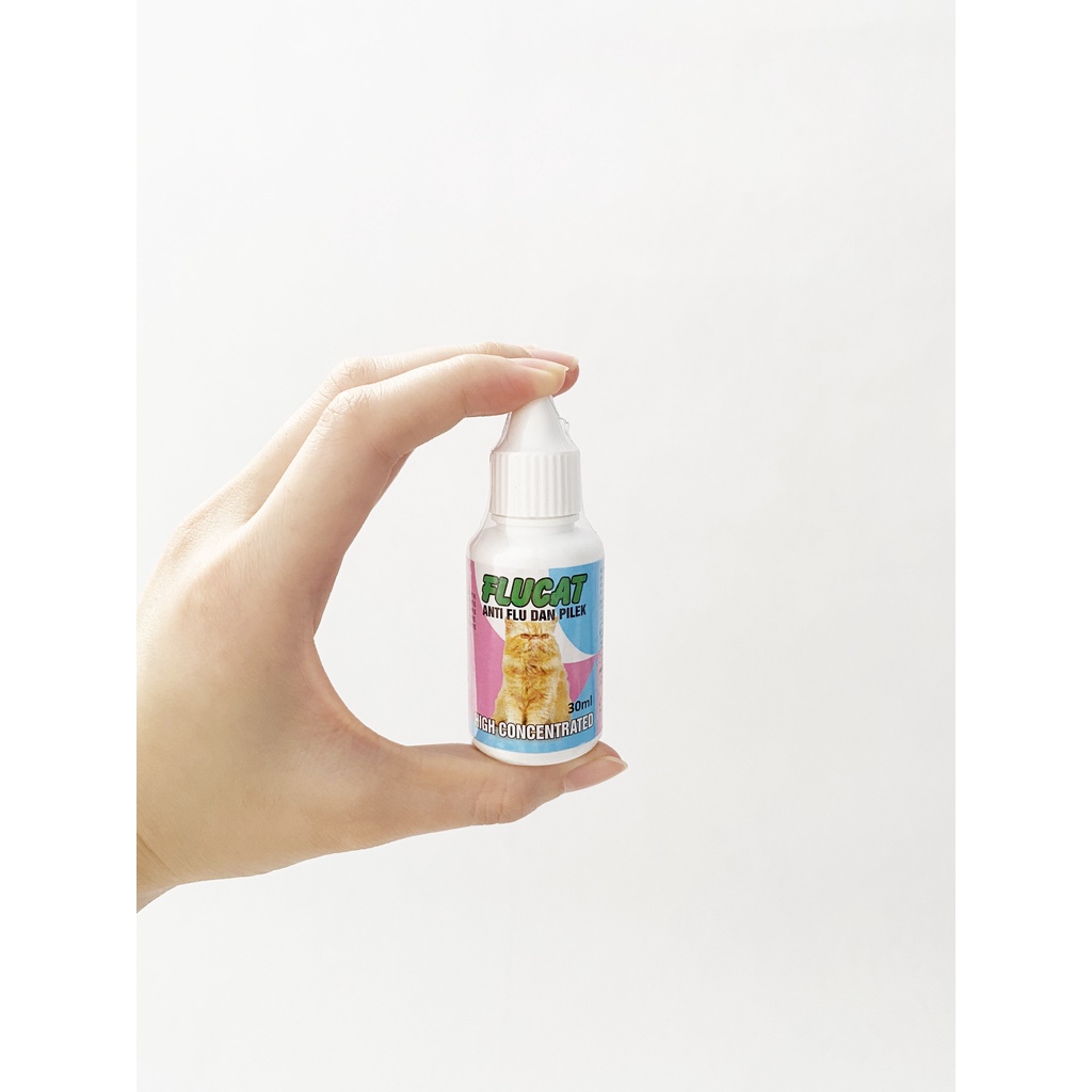 Flucat Drop 30 ml - Obat Flu Pilek Untuk Kucing Cat Kitten