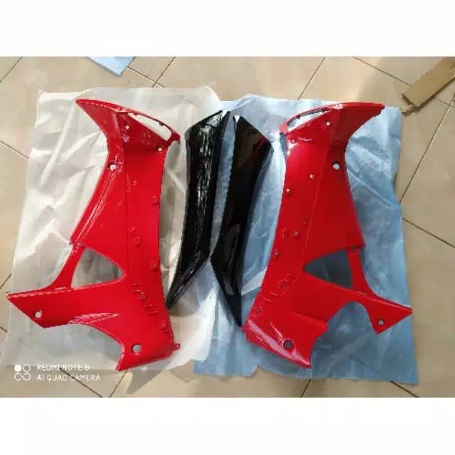 sayap Supra X125 Lama merah hitam