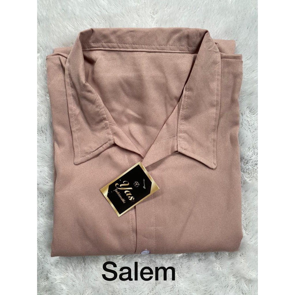 YY-GAMIS NIDIA FULL KANCING BUSUI BUMIL DRESS MOSCREPE-SALEM