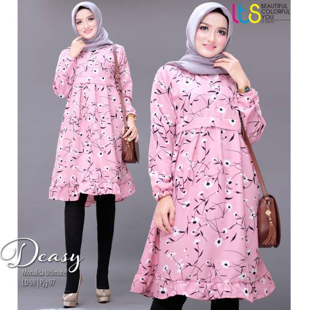 Deasy Tunik Monalisa Original LTS by Shofiya