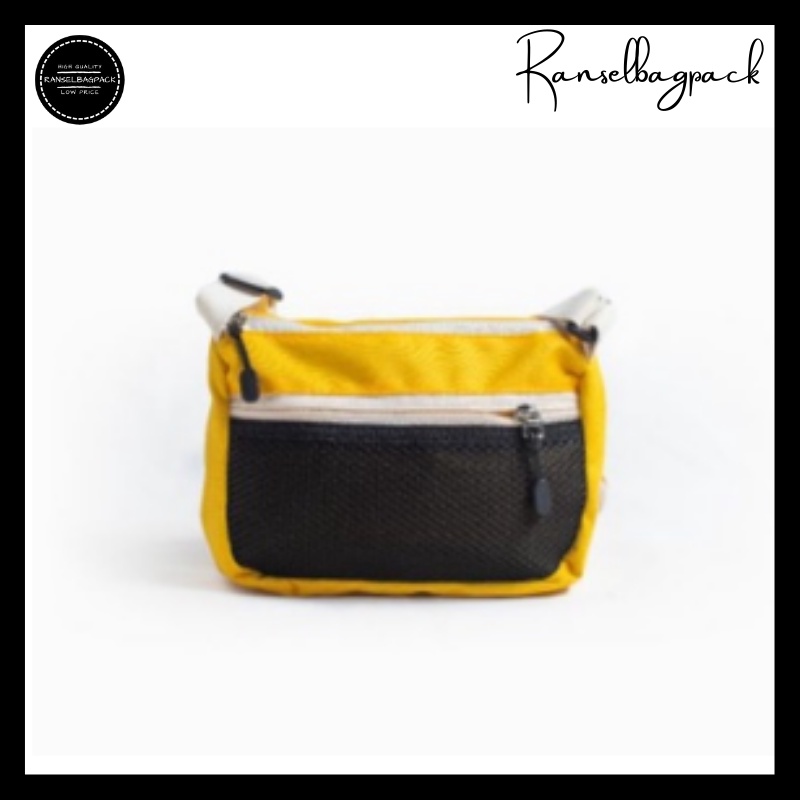 Tas Waistbag - Tas Selempang Travel Remaja Dewasa Pinggang Bahu Dada Model Korea Fashion Terkini Stylish Backpack Terbaru Murah Simple Outift Casual Elegan Premium  Import Lokal Original Unisex Pria Wanita Cewek Cowok