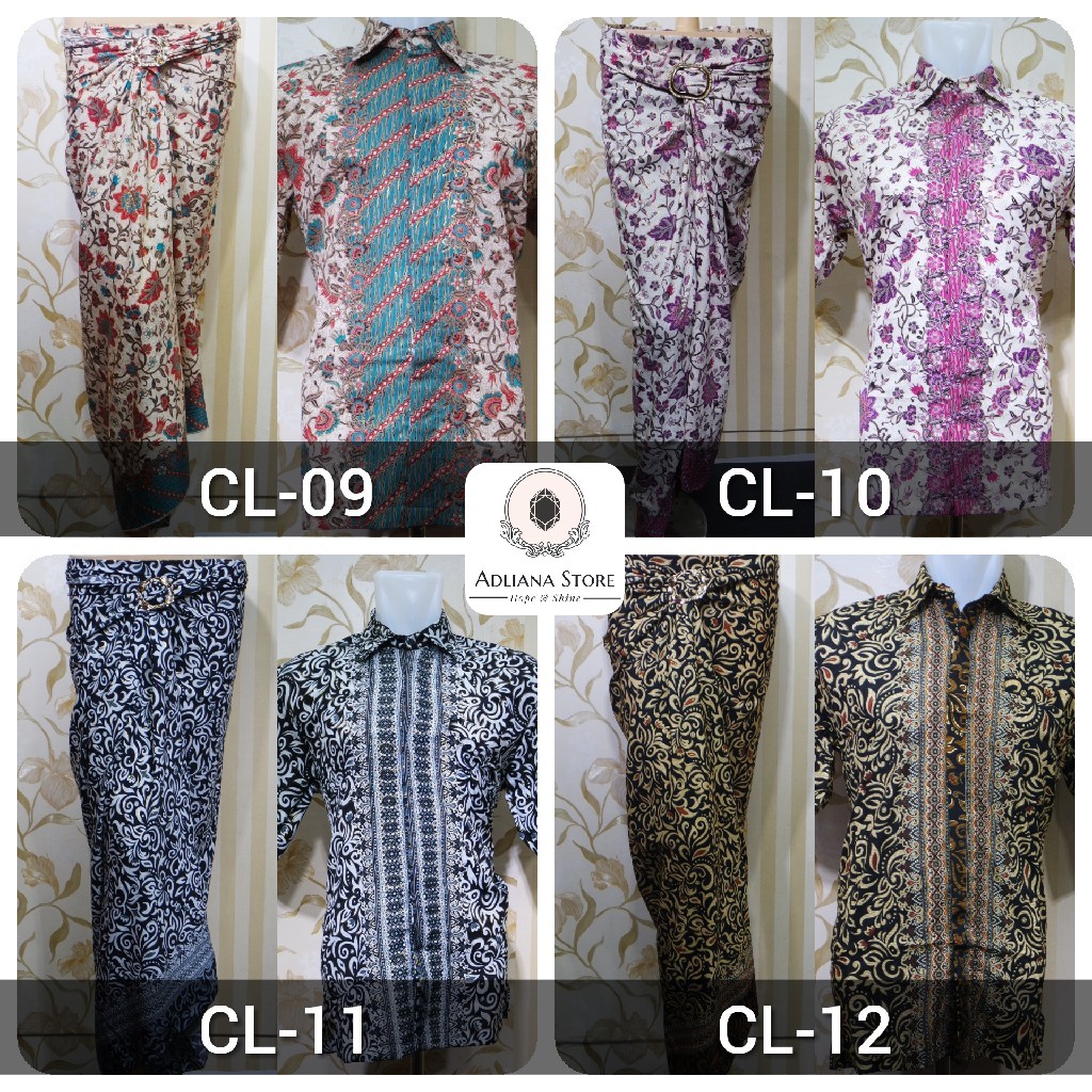 (COD)Rok Lilit dan Kemeja Batik Pria / Couple Lilit / Couple Batik / Batik Couple HANANIA KEBAYA COLLECTIONS