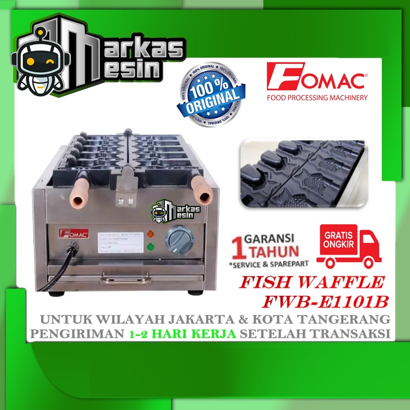 Mesin Pembuat Taiyaki / Fish Waffle FWB-E1101B