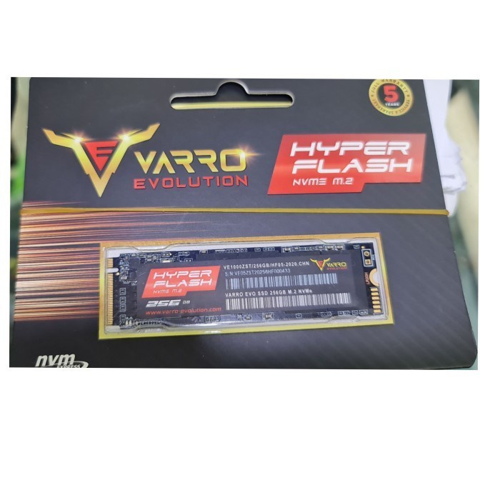 SSD NVME 256 GB VARRO HYPER FLASH