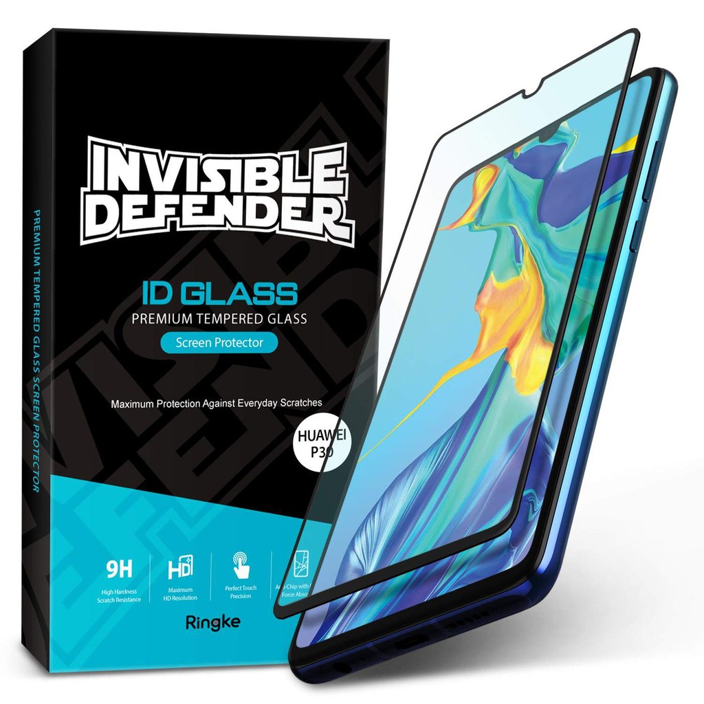 RINGKE INVISIBLE DEFENDER TEMPERED GLASS Full ADHESIVE FOR HUAWEI P30