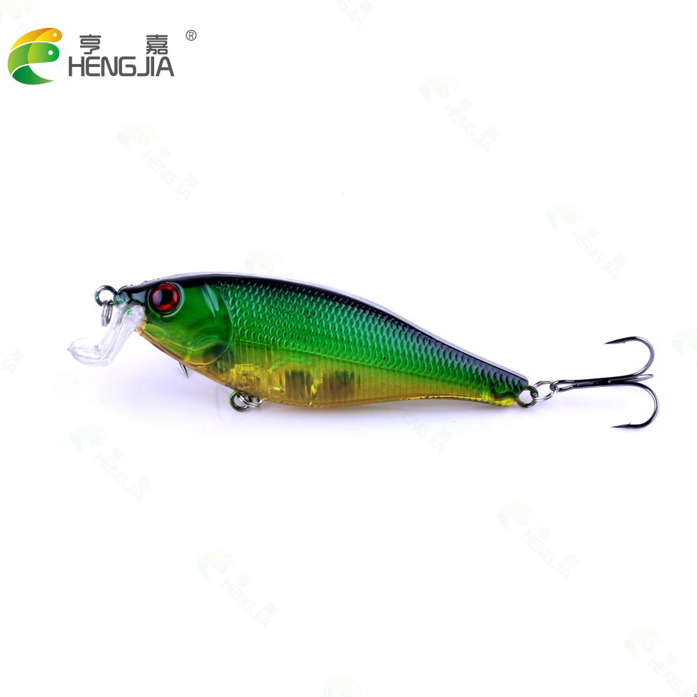 Hengjia 2PCS Umpan pancing crankbait Bentuk Ikan Kecil 9.5cm / 14.6g