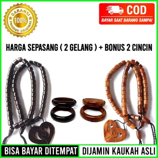 Gelang Kokka Kaokah Marjan Couple Love Sepasang Bonus 2 Cincin