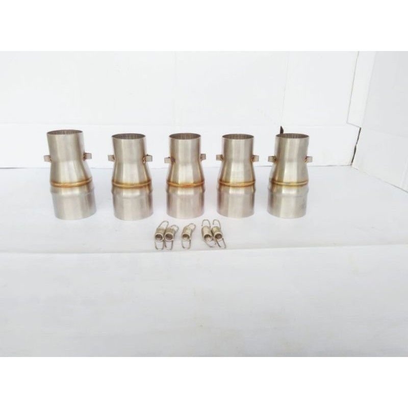 Sambungan Knalpot KLX CRF Sleep On Inlet 50 untuk selencer Inlet 38