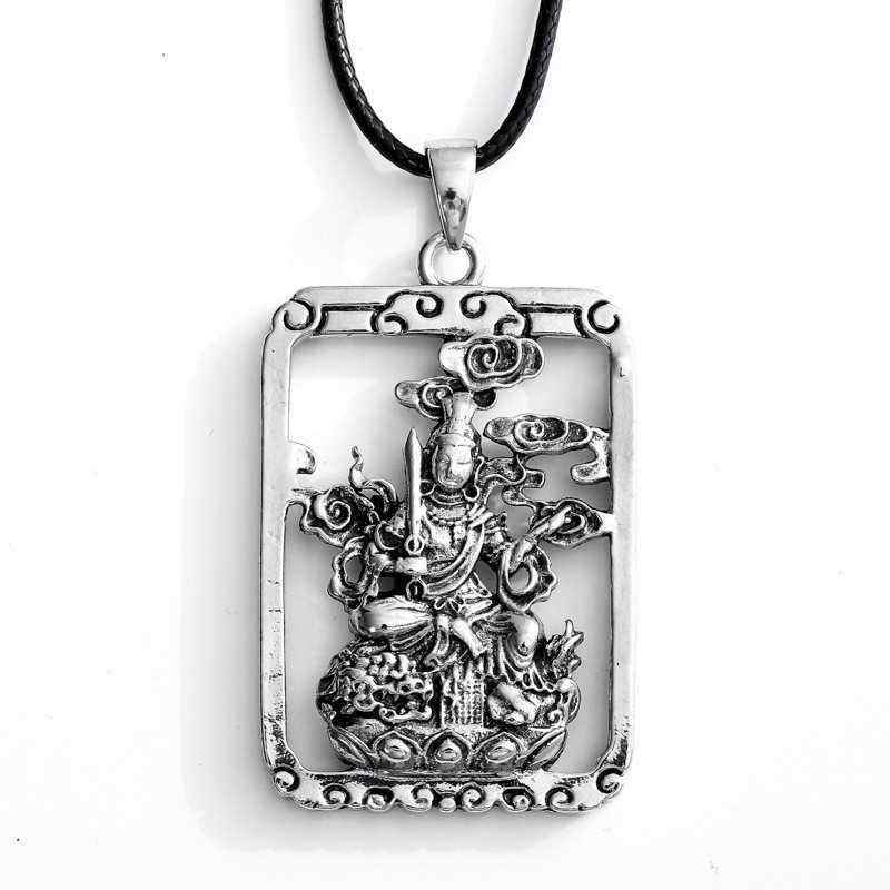 Kalung Tag Desain Mahkota Bahan Stainless Steel Gaya Eropa Amerika Untuk Pria