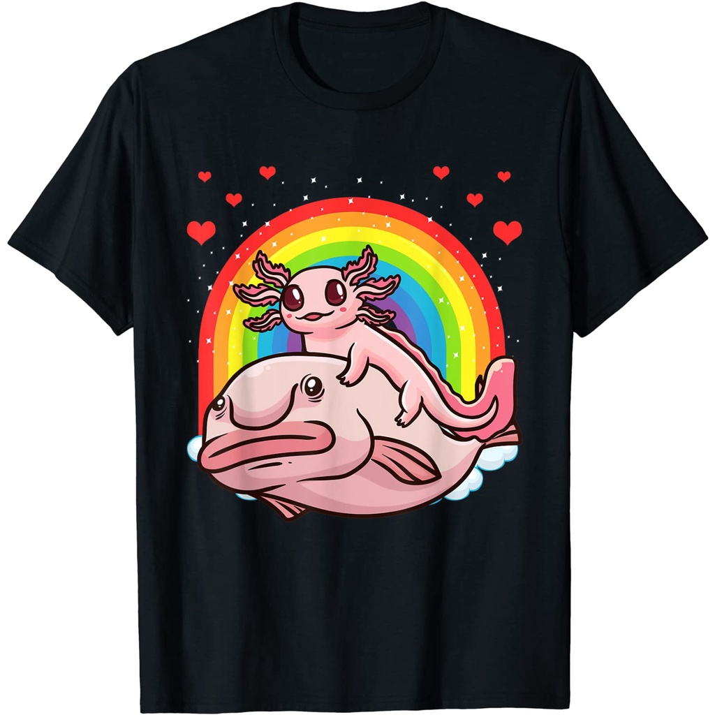 BAJU ANAK Axolotl Kawaii Blobfish T-Shirt