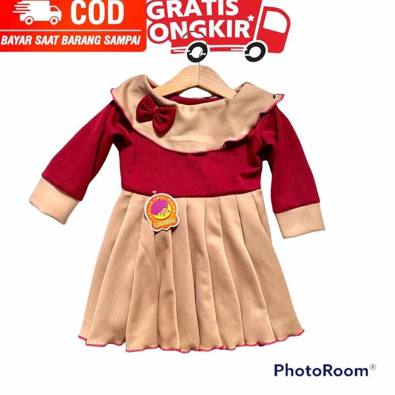 CRC.02Jl22ᵀ | DRESS ANAK baju anak dress anak kecil baju anak perempuan baju anak cewek 1-3 tahun