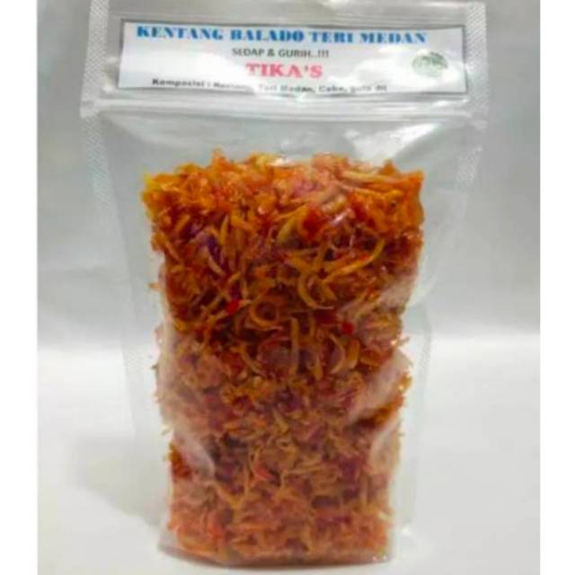 

KENTANG BALADO TERI MEDAN @500 gr