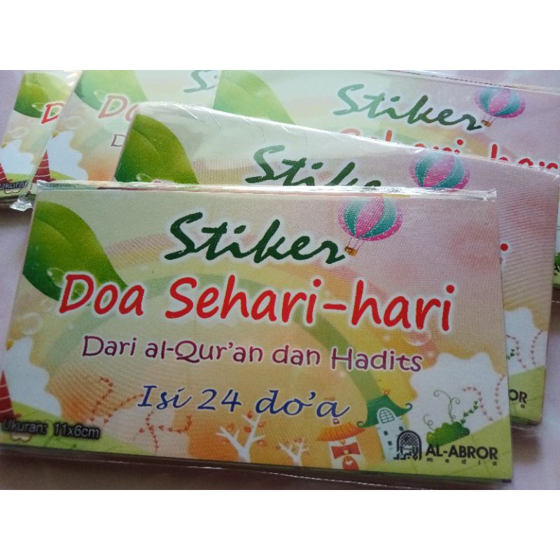 

STIKER DOA SEHARI-HARI (1 SET ISI 24 LEMBAR DOA)