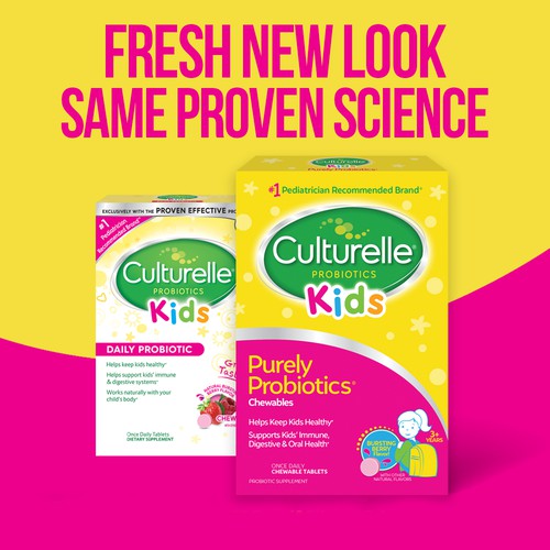 Culturelle Kids Chewables Probiotics / Probiotic / Probiotik Anak 30 Tablets Original USA