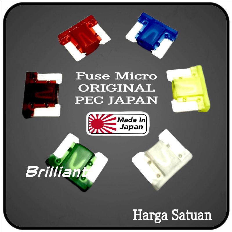 Fuse Sekring Micro / Innova - Original PEC Made in Japan - Satuan