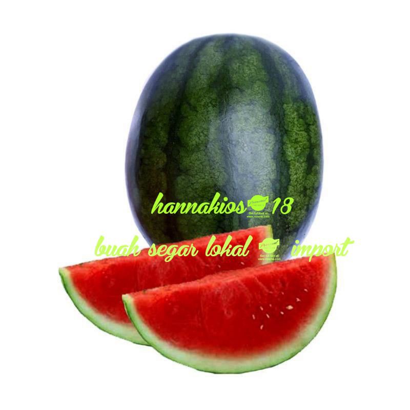 

Buah Semangka Tanpa Biji Merah 1 Buah Fresh√