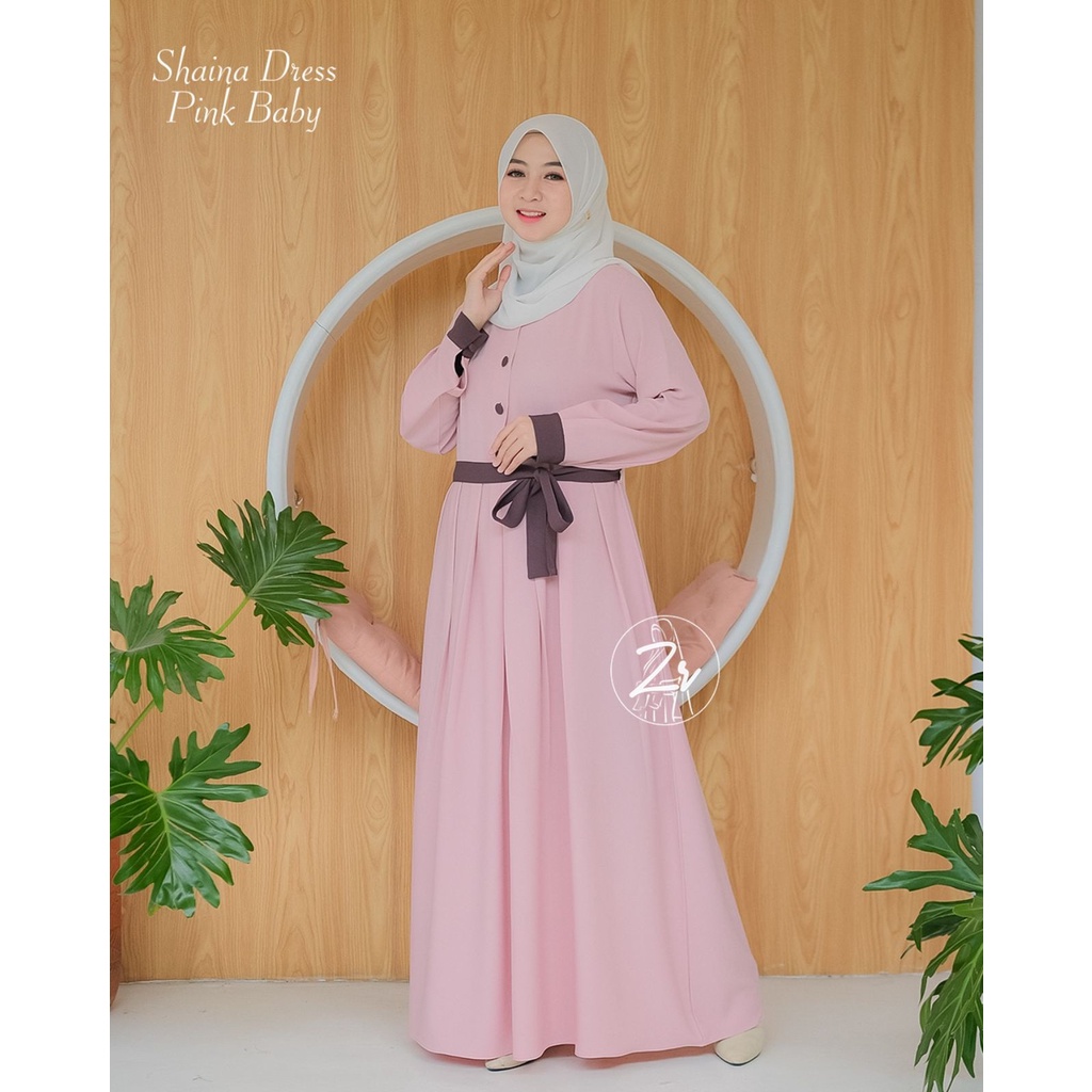 Dress SHAINA ZR DAN Babydoll kancing ori VIOLA syakila dan ITYCREPE mix ceruty REMAJA DEWASA OOTD FASHION MUSLIMAH STYLE