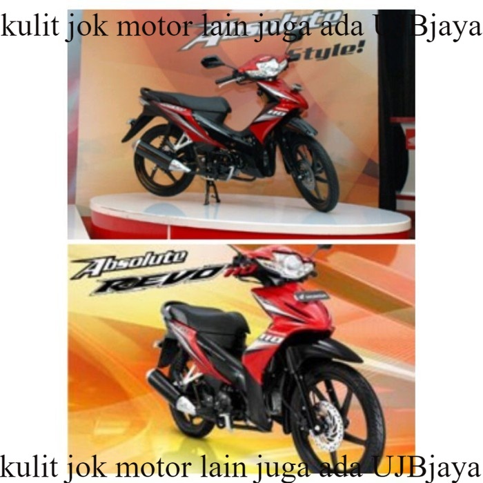 Sarung Jok Motor Revo Absolute Original / BAHAN ORI Kulit Jok Motor Revo Absolute S4