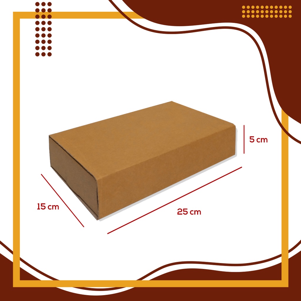 

Slidding Box - size 25 x 15 x 5 cm Kardus/Packing/Karton/Box/Hampers - Bisa Custom Sablon Printing