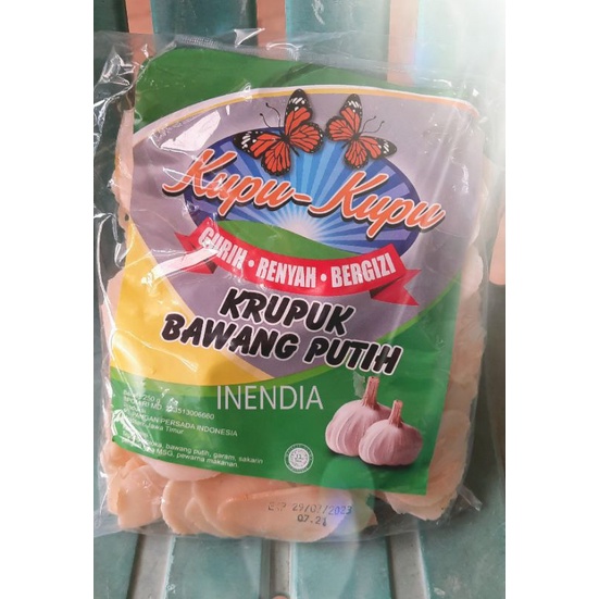 

Kerupuk Bawang/Kerupuk bawang Mentah/Kerupuk bawang warna putih