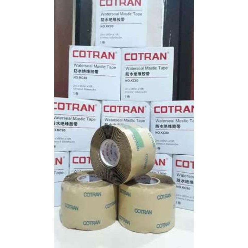 cotran isolasi rubber waterseal mastic tape kc 80