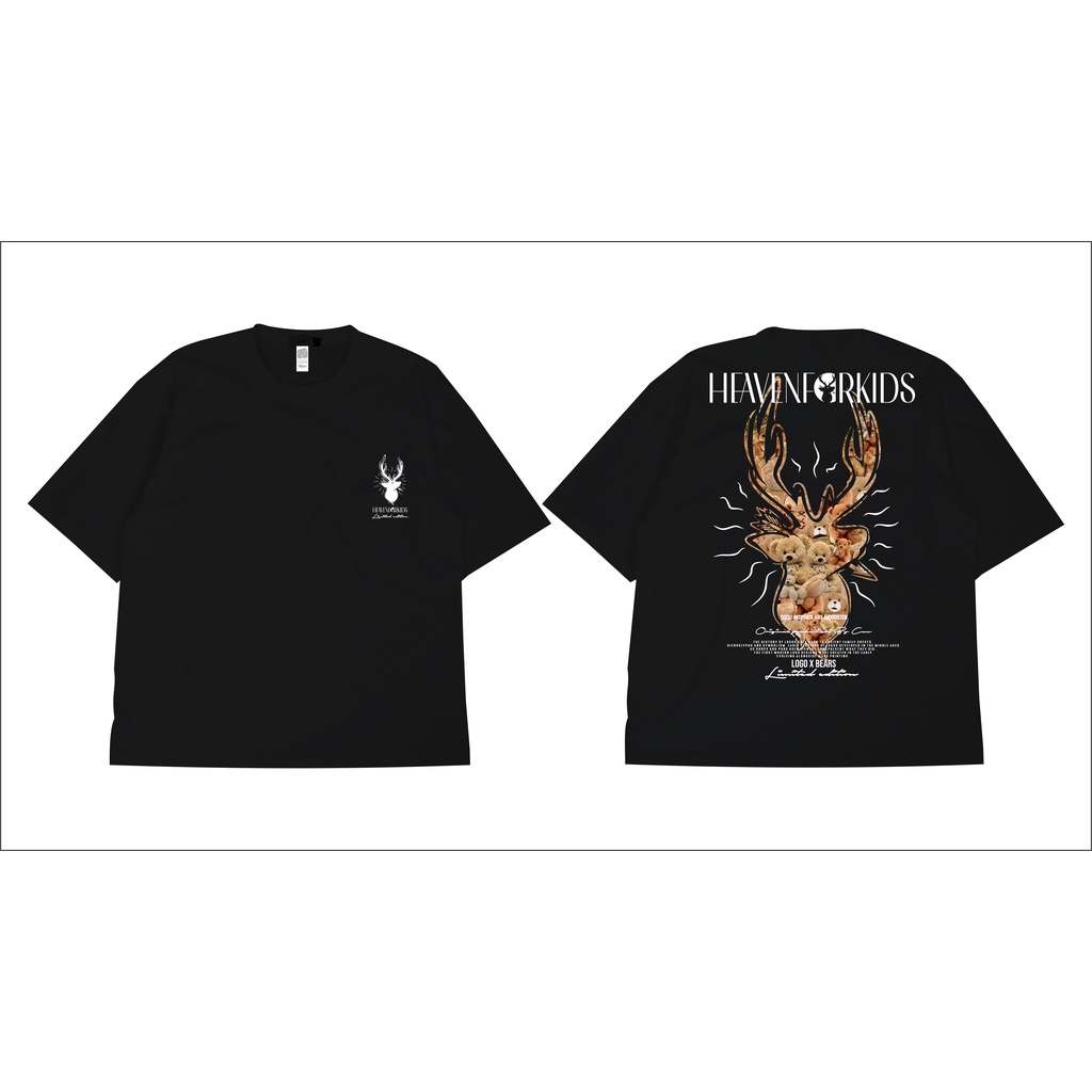 HEAVENFORKIDS KAOS DISTRO / TESS BLACK TEDY KIND ANGEL / STREETWEAR/ORIGINAL/EVIL/SCH/