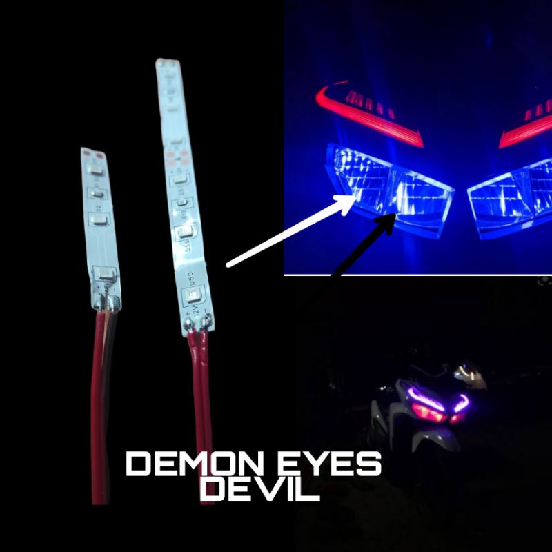 Led Demon devil eyes 12v