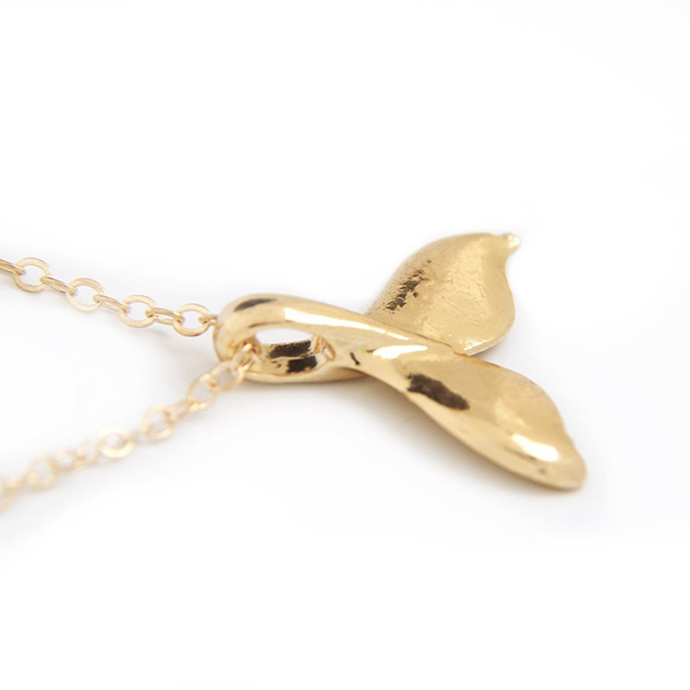 New Design Fish Whale Tail Pendant Necklace for Women