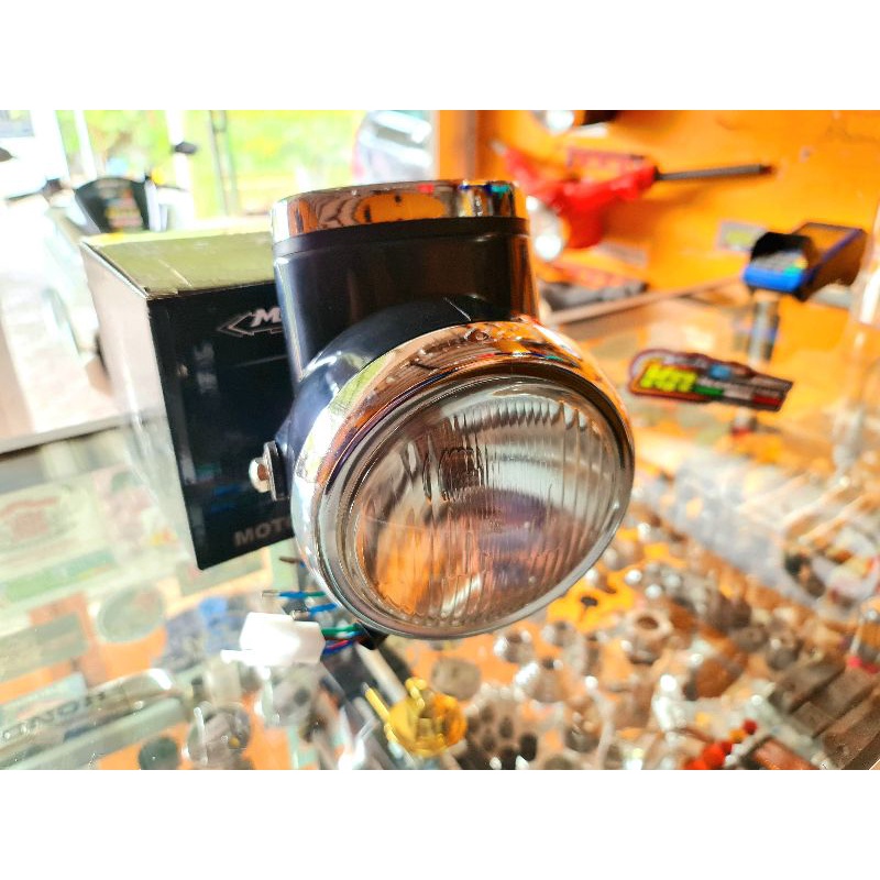 Lampu headlamp lampu depan batok lampu honda s90 import hitam