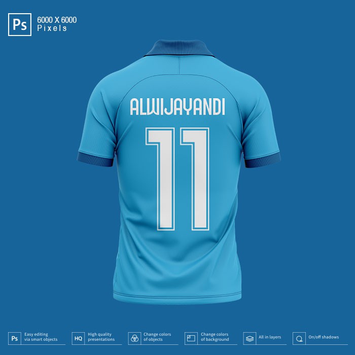 MOCKUP JERSEY BOLA/FUTSAL KERAH V VARIASI - RESOLUSI 6000x6000 Pixels (BACK)