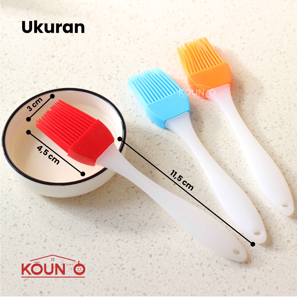 Kuas Silikon Kuas Kue Koas Silikon Kuas Mentega Kuas Silicon Kuas Masak Silicone Brush Perlengkapan Dapur