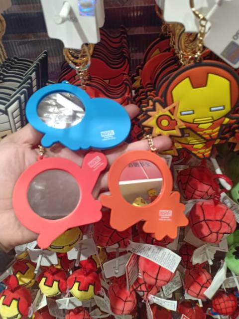 Keychan kaca marvel asli loh import lgs ya