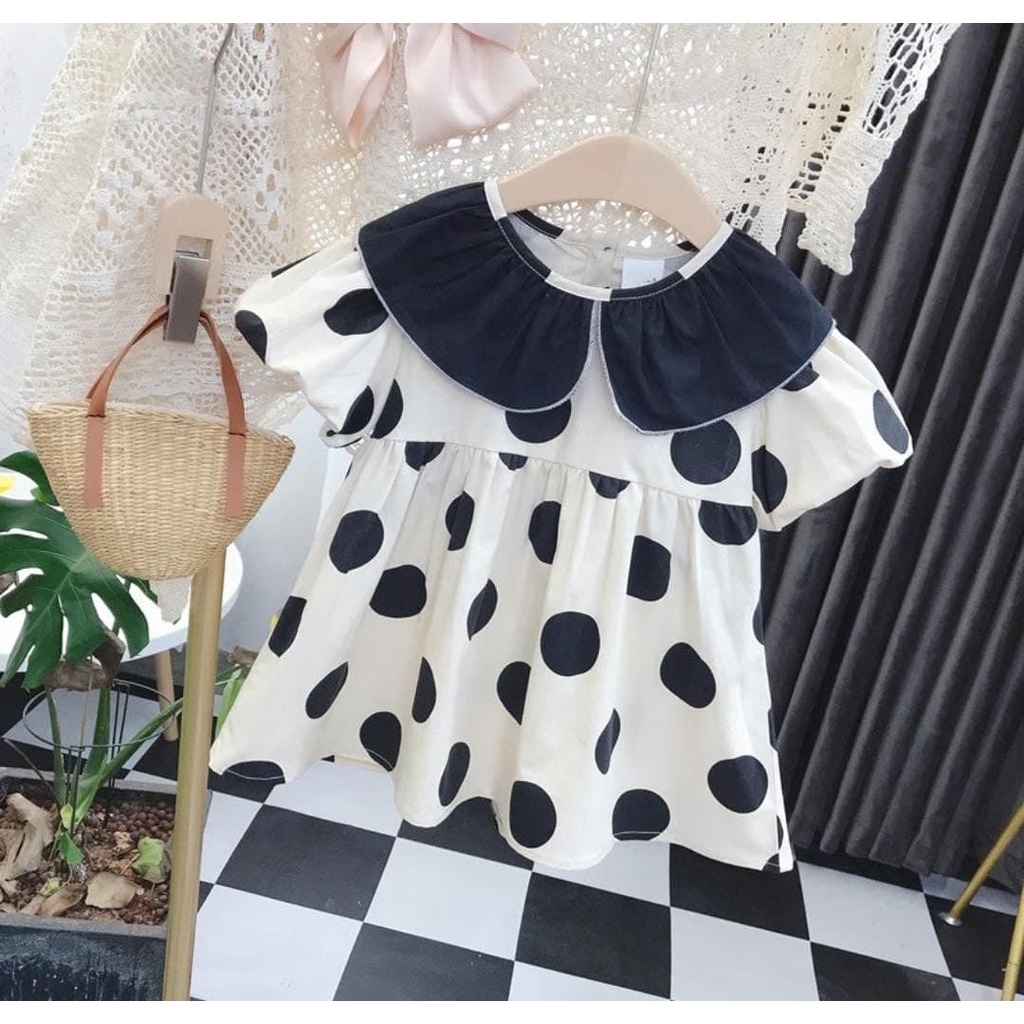 Promo !! Dress Anak Perempuan Import /dress bobba alika cute  1-5th / Baju Anak Perempuan Lucu